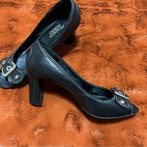Franco Sarto Navy Blue Heels